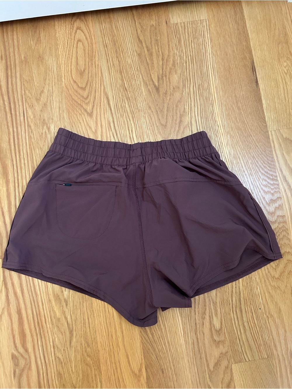 Vuori Women’s Athletic Shorts — Deep Plum - Picture 2 of 2
